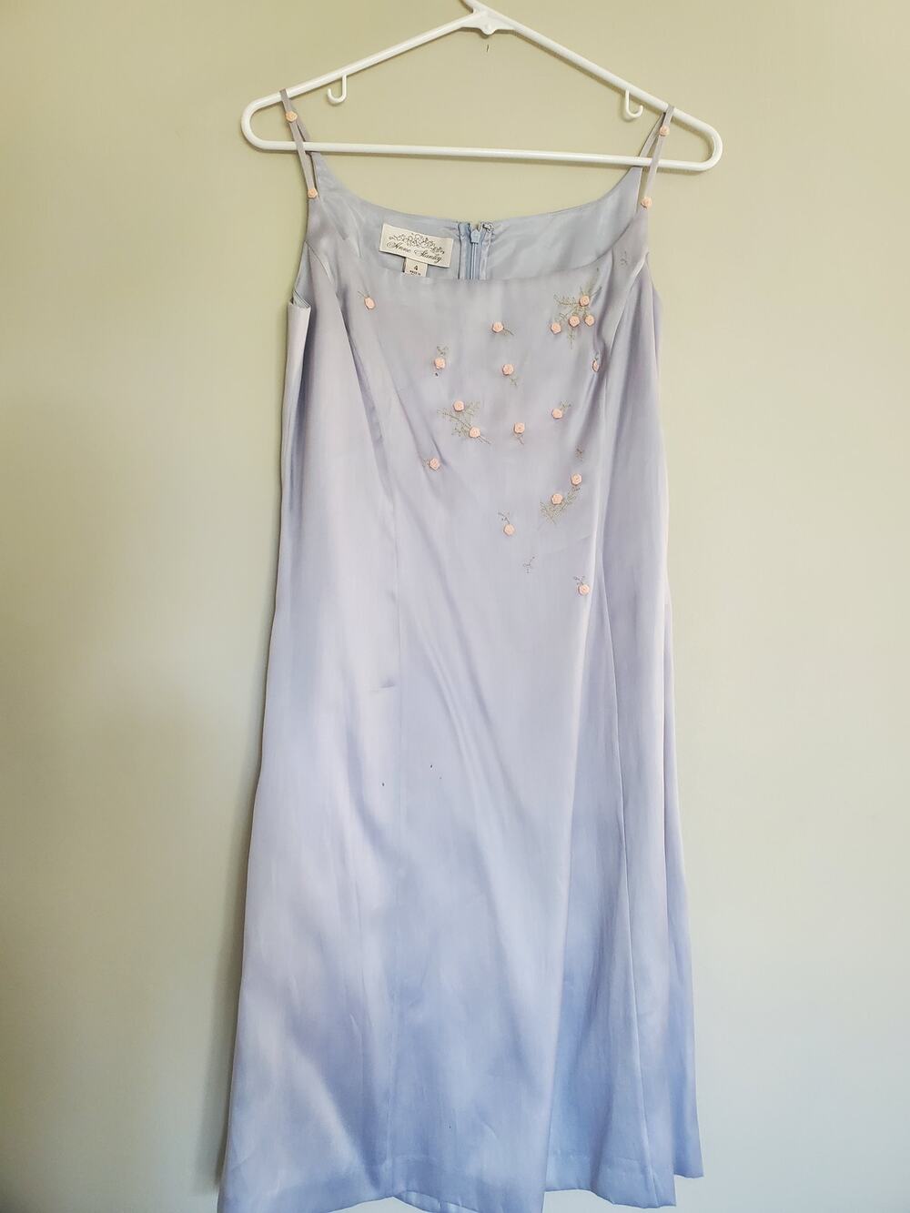 Anne Stanley Light Blue Mini Dress